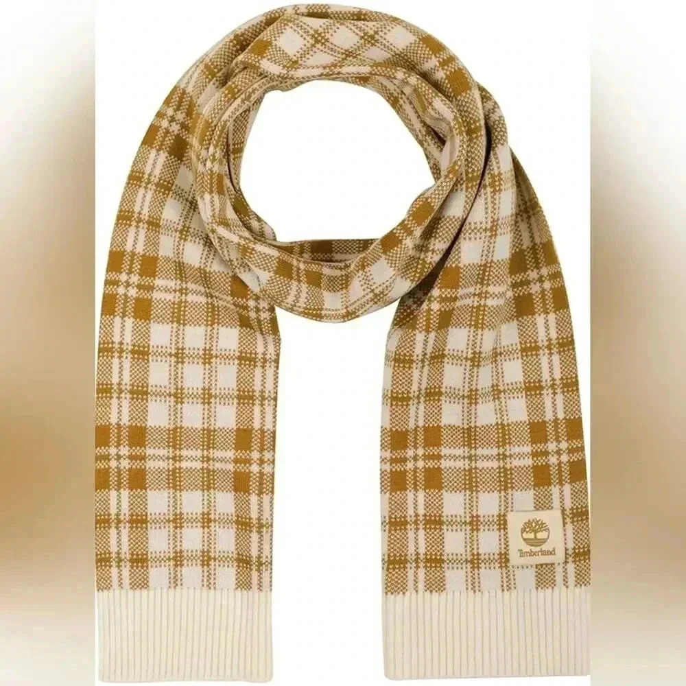 Timberland Wheat Plaid Scarf